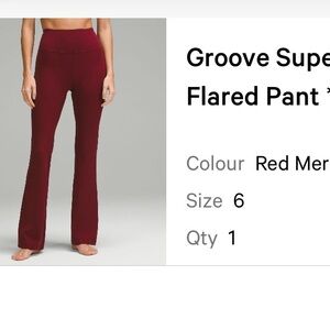 Lululemon flare plant